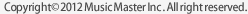 Copyright&copy; 2010 Music Master Inc., All right reserved